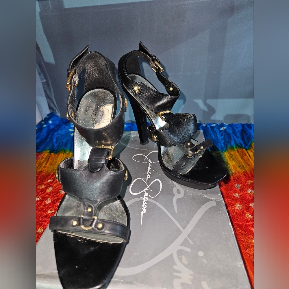 Jessica Simpson Gladiator Heels 8.5